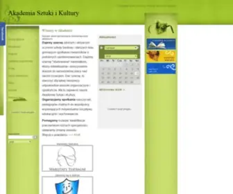 Akademia-Kultury.edu.pl(Akademia Sztuki i Kultury) Screenshot