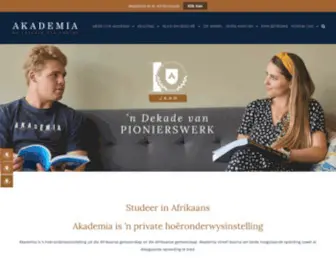 Akademia.ac.za Screenshot