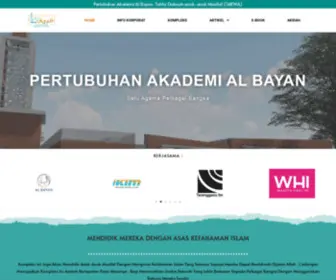 Akademialbayan.com(Tahfiz Dakwah Anak) Screenshot