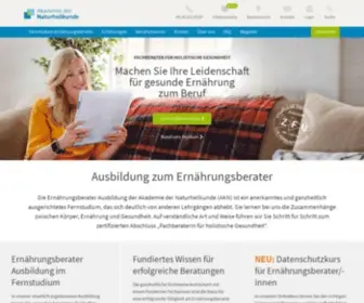 Akademie-Der-Naturheilkunde.ch(Die Akademie der Naturheilkunde) Screenshot