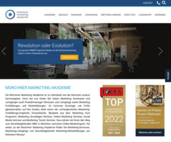 Akademie-Marketing.com(Münchner Marketing Akademie) Screenshot