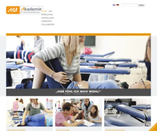Akademie-Pfalz.de(Akademie für Gesundheitsfachberufe) Screenshot