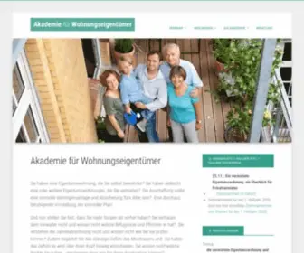 Akademie-Wohnungseigentuemer.de(Akademie) Screenshot