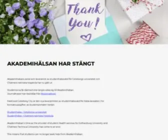 Akademihalsan.se(Akademihälsan) Screenshot