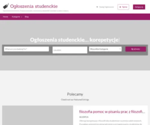 Akademik.edu.pl(Akademik) Screenshot