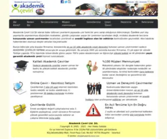 Akademikceviri.com(Akademik Tercüme) Screenshot