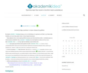 Akademikidea.org(Akademikidea®) Screenshot