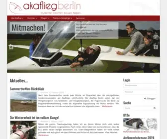 Akaflieg-Berlin.de(Akaflieg Berlin) Screenshot