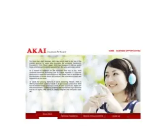 Akai.com(Creative at Heart) Screenshot