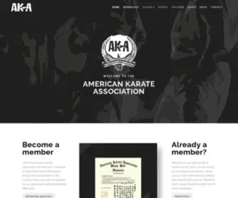 Akakarate.com(American Karate Association) Screenshot