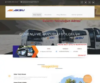 Akaksuturizm.com(AK AKSU TURİZM Kahramanmaraş) Screenshot