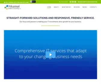 Akamai-SYstems.com(IT Services) Screenshot