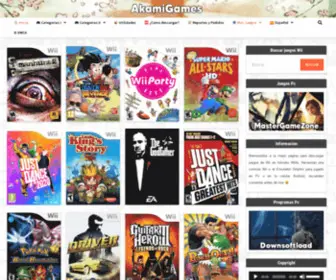 Akamigames.net(Descargar Juegos Wbfs Español Multilenguaje) Screenshot