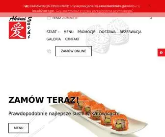 Akamisushi.pl(AKAMI SUSHI) Screenshot