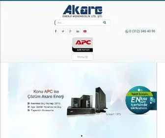 Akareenerji.com(Akare Enerji) Screenshot