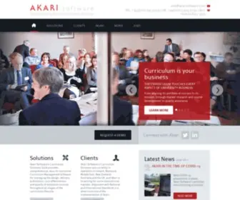 Akarisoftware.com(Curriculum Management Solution) Screenshot