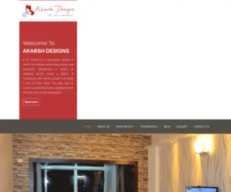 Akarshdesigns.com(Akarsh Designs) Screenshot