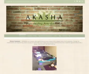 Akashayogacenter.com(Welcome Home) Screenshot