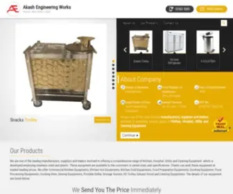Akashengineeringwork.com(Akash Engineering Works) Screenshot