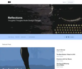 Akashgadiya.com(Reflections) Screenshot