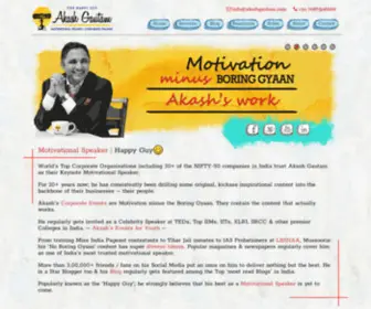 Akashgautam.com(Most trusted Motivational speaker) Screenshot