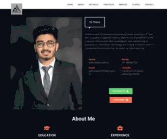 AkashJadhav.in(Personal Website) Screenshot