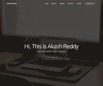 Akashreddy.com(Akash Reddy) Screenshot