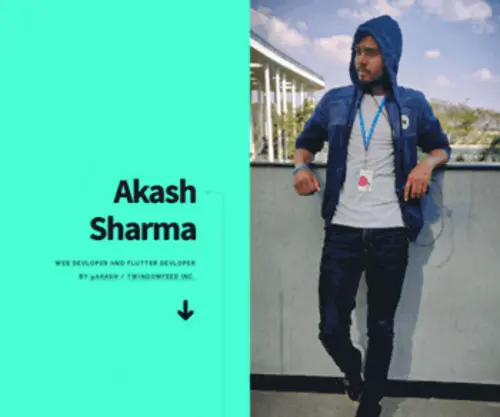 Akashsharma.me(Akash Sharma) Screenshot