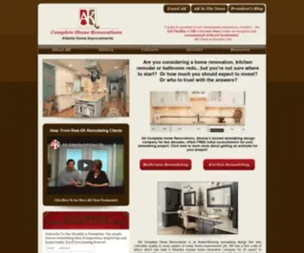 Akatlanta.com(AK Complete Home Renovations in Marietta) Screenshot