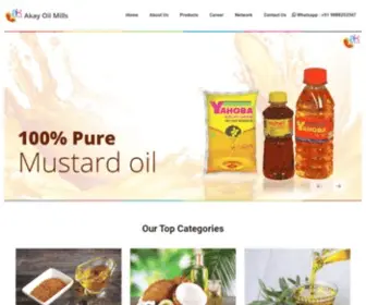 Akayoilmills.com(AKAY Oil Mill) Screenshot