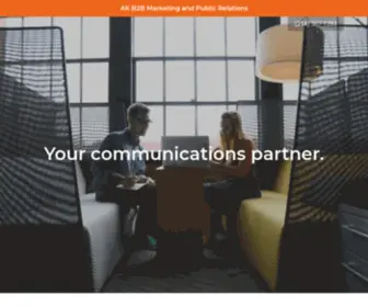 AKB2Bmarketing.com(AK B2B Marketing and Public Relations) Screenshot