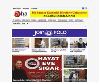 Akbabahaber.com(AHA Akbaba Haber Ajans) Screenshot