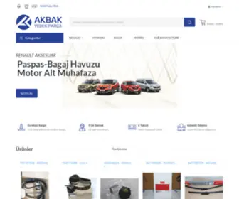 Akbakyedekparca.com.tr(Yedek parça) Screenshot