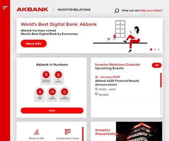Akbankinvestorrelations.com(Akbank) Screenshot