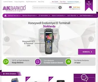 Akbarkod.com.tr(Barkod Yazıcı Barkod Okuyucu ve El Terminalleri) Screenshot