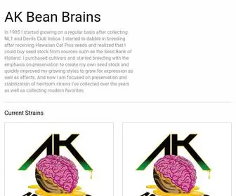 Akbeanbrains.com(AK Bean Brains) Screenshot