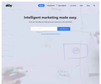 Akby.com(Marketing & Branding Agency in New Jersey) Screenshot