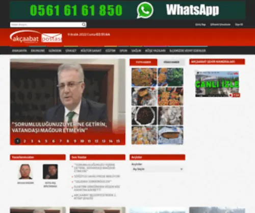 Akcaabatpostasi.com(AKÇAABAT) Screenshot