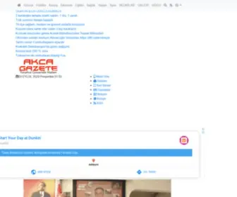 Akcagazete.com(AKCA GAZETE) Screenshot