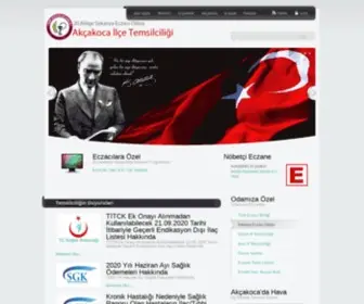 Akcakocaecztem.com(Eczacı) Screenshot