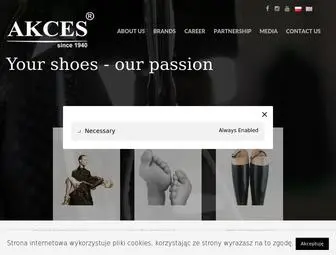 Akces.biz(Producent obuwia tanecznego) Screenshot