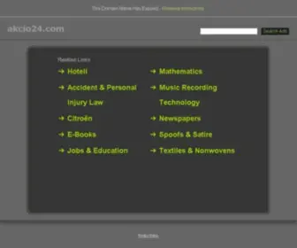Akcio24.com(Online communications provider) Screenshot