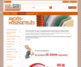 Akcios-Hoszigeteles.hu(Címlap) Screenshot