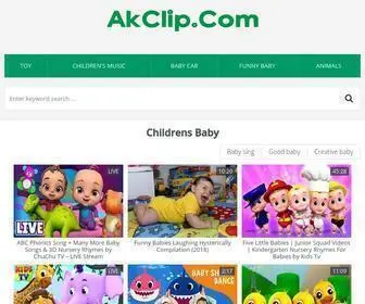Akclip.com(Video for kids) Screenshot