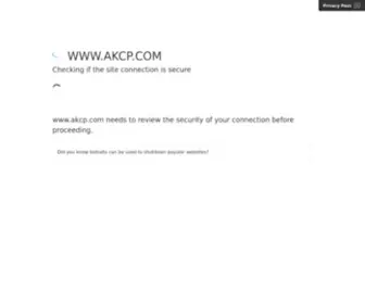 AKCP.com(AKCP Remote Sensor Monitoring) Screenshot