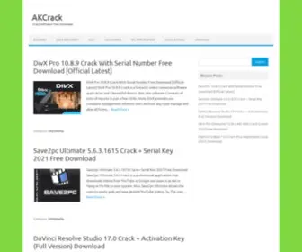 Akcrack.com(Crack Software Free Download) Screenshot