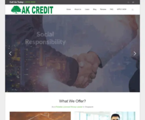 Akcredit.com.sg(AK Credit) Screenshot