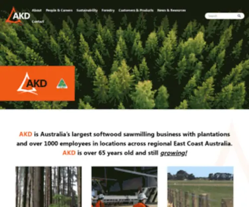 AKD.com.au(AKD) Screenshot
