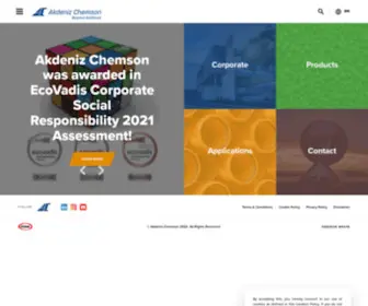 Akdenizchemson.com(Akdeniz Chemson) Screenshot