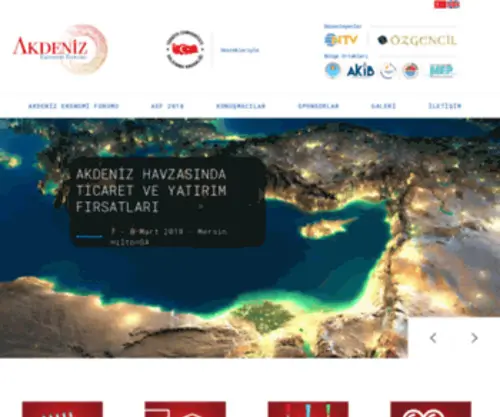 Akdenizekonomiforumu.org(Akdeniz Ekonomi Forumu) Screenshot